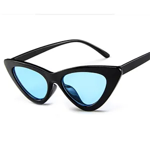 New arrivals 2021 women sunglasses 16 colors wholesale small fashion female triangle sunglasses custom logo