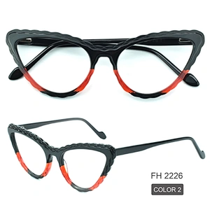 PH2226 Retro acetate eyeglasses glass frames eye frames optical frames river optical with spring hinge