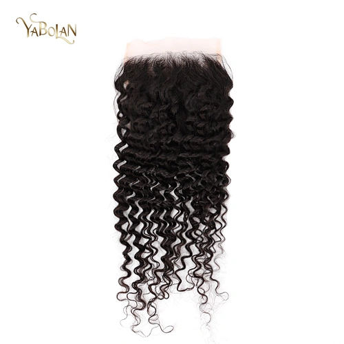 6x6 Transparent Lace Closure Deep Wave
