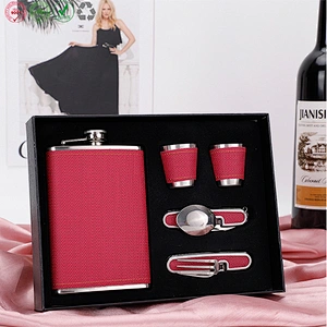 PU wrapped wine bottle gift set