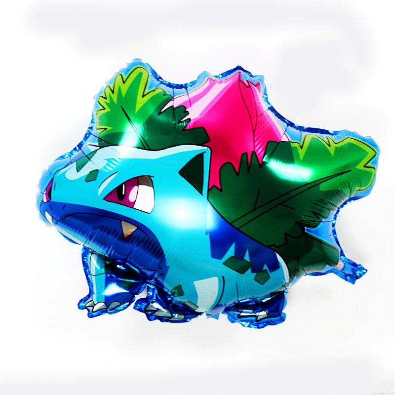Hot sell Pikachu Cartoon Aluminum Film Balloon Pokémon Little Fire Dragon Jenny Turtle Aluminum Foil Balloon Wholesale