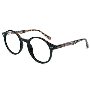 Round Circle Anti Blue Light Lens Women Designer Colorful Eyeglasses Frame
