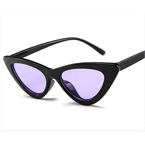 New arrivals 2021 women sunglasses 16 colors wholesale small fashion female triangle sunglasses custom logo
