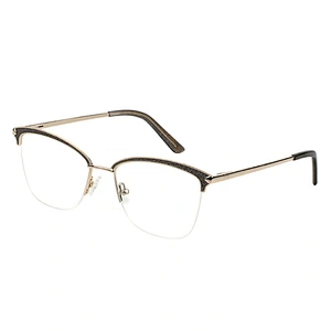 Luxury shining high quality women's metal optical glasses eyewear eyeglasses frames