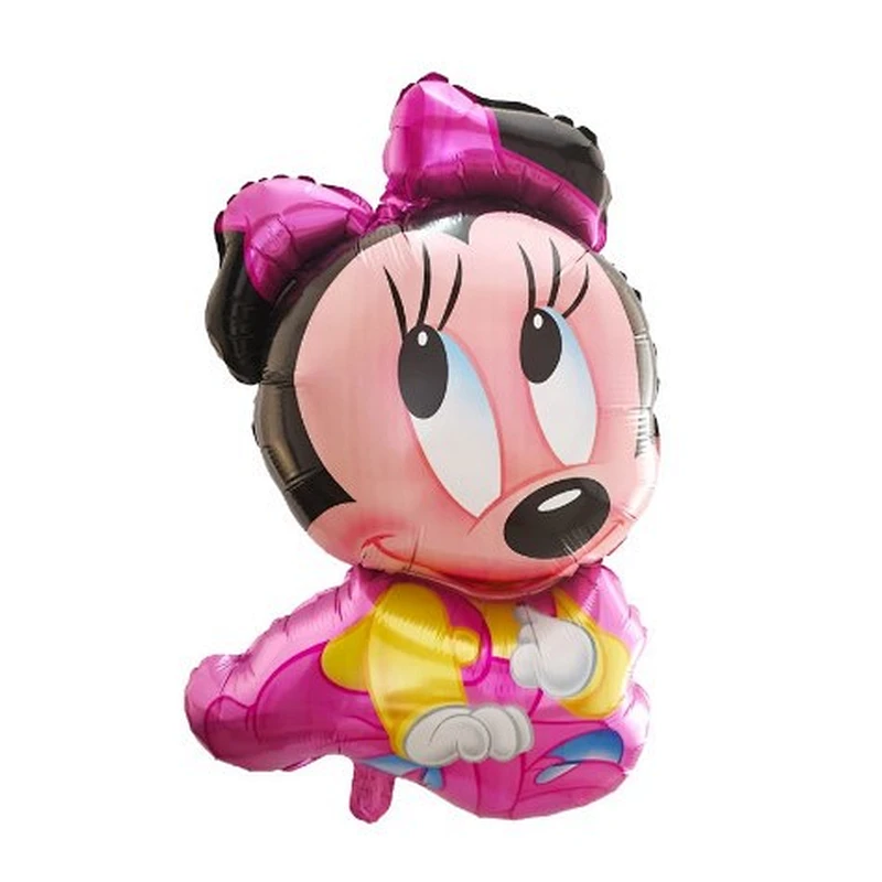 7pcs Cartoon Mickey Minnie Mouse Foil Balloons Set Globos For Baby Shower Kids Happy Birthday Party Decorations