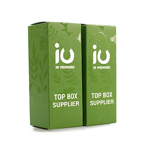30ml matt lamination spot UV coated paper box for cbd oil