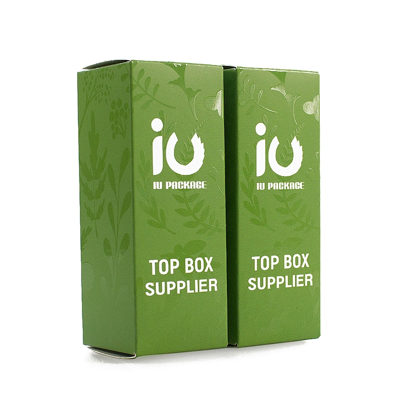 30ml matt lamination spot UV coated paper box for cbd oil