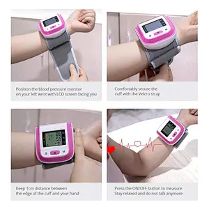 Home Wrist Blood Pressure Measuring Device Sphygmomanometer