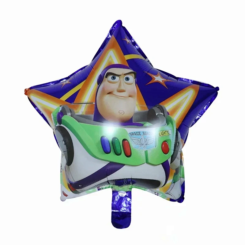 Hot Sale Birthday Party Decoration Balloon 18 Inch Round Shape Buzz Lightyear Foil balloon
