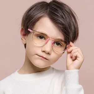 Fashion optical eyeglasses frames kids blue light filter computer gaming glasses anti blue light blocking glasses for kids 2021