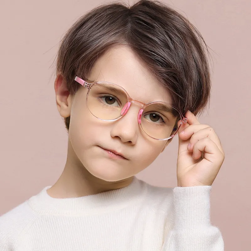 Fashion optical eyeglasses frames kids blue light filter computer gaming glasses anti blue light blocking glasses for kids 2021