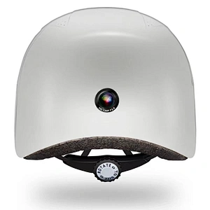 Helm mit doppeltem Objektiv