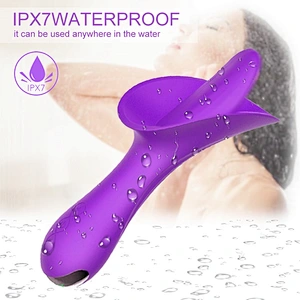 Tongue licking vibrator Lily flower G sport  Clitoris Stimulator sextoy adult toy