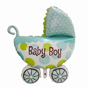 Amazon hot sale 5pcs/set milk bottle baby cartoon boy girl baby shower foil balloons birthday party decoration supplies wholesale