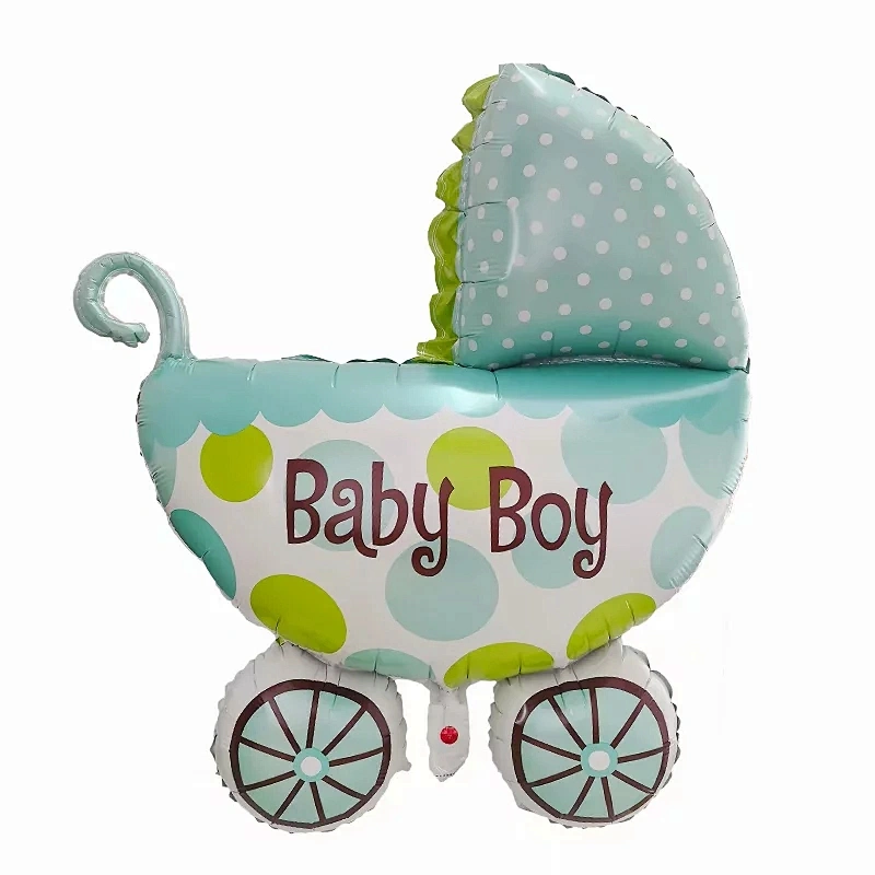 Amazon hot sale 5pcs/set milk bottle baby cartoon boy girl baby shower foil balloons birthday party decoration supplies wholesale