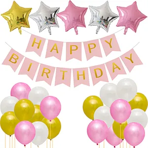Hot Sale Birthday Party Decoration Accessories Happy Birthday Balloon Set
