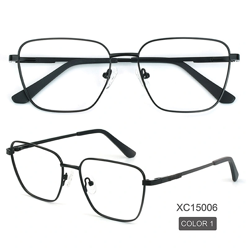 Gaming Glasses Anti Blue Light Blocking Protect Eye Metal Square Frame Bluelight Filter Computer Eyeglasses
