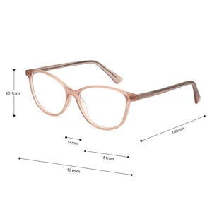 Plain Glasses Eyeglasses Full-Rim Prescription Glasses Cheap Optical Frames