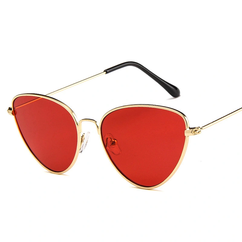 New Triangle Alloy Frame Sunglasses Men Women 2021 Fashion Shades UV400 Vintage Glasses