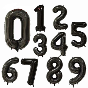 30 Inch Foil Number Balloon From 0 to 9 Digital Balloons For Wedding Birthday Party Decoration Balloons