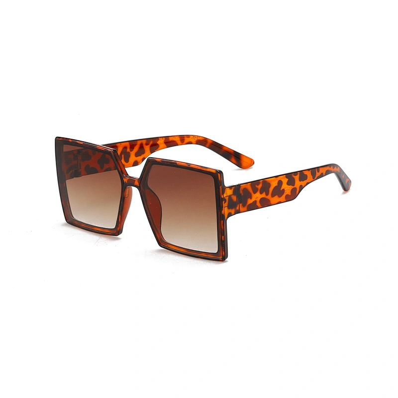 Amazon Hot Sale Ladies Oversized Square Sunglasses Women Designer Glasses Fashion Eyewear Shades UV400 OEM