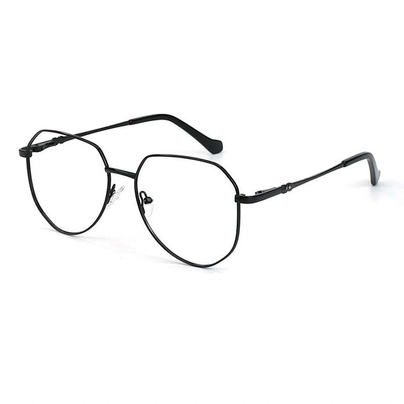 2021 Latest Quality China Wholesale Optical Frame Extra Big Frame Metal Eyeglasses for fashion people