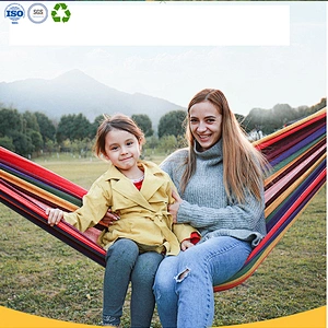Double and Single Travel Lightweight Cotton Hammock Camping