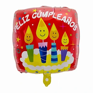 Multi-style 18 inch Spanish Happy Birthday Feliz Cumpleanos Foil Helium Balloons Birthday Party Decorations