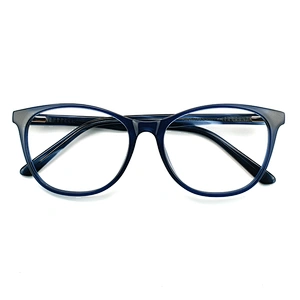 Classic Acetate Round Oversized Frames Optical Eyewear OEM/ODM Eye Glasses