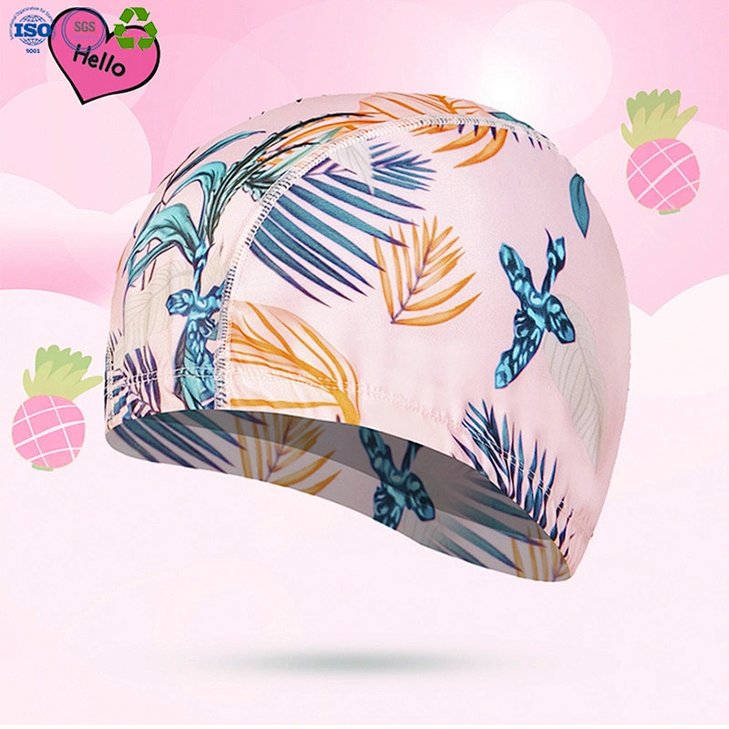 Silicone swimming cap