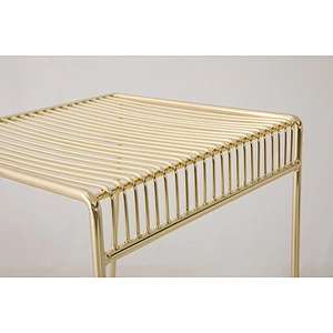 Metal wire stool