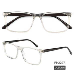 PH2227 Newest trend square acetate full rim black optical eye glasses frames ready goods