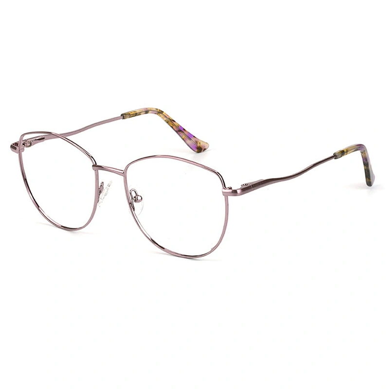 Avant-garde men metal optical frame big size bold color eyewear