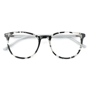 LG070 New look acetate eyewear optical frames with pattern demi