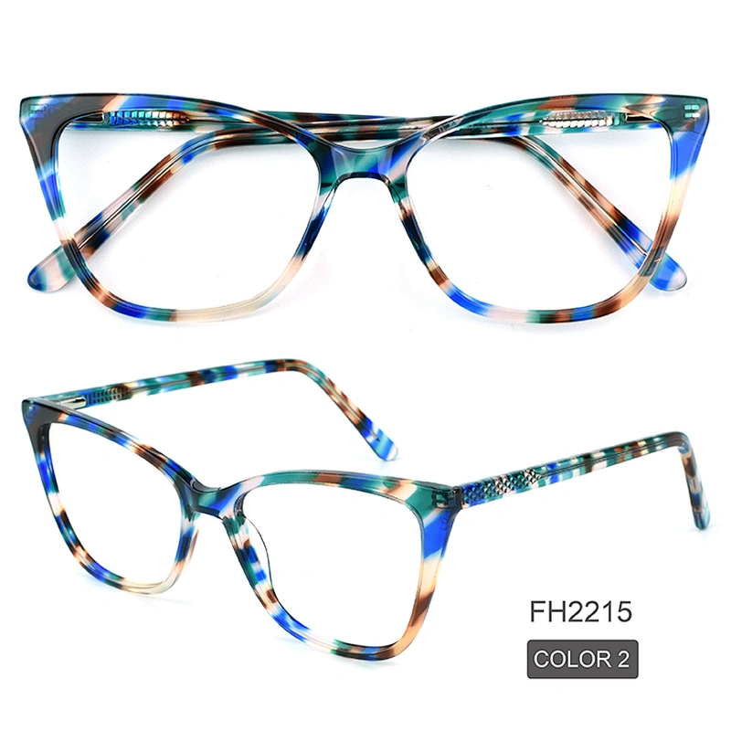 PH2215 New Cat Eye Women/Lady Acetate Eyeglasses Optical Frames Brand Design Cheap in Wenzhou