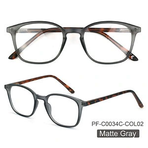 Good Quality CP Optical Frame Square Eyeglasses Vintage Clear Lens Eyewear Prescription Glasses