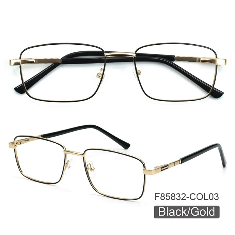 2021 Wholesale Promotional Cheap Glasses Mens Metal Eyeglasses Frames Spectacle Small Squared Optical Frames