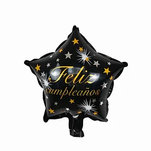 Multi-style 10 inch Spanish Happy Birthday Happy Day Feliz Cumpleanos Feliz Dia Foil Helium Balloons Birthday Party Decorations