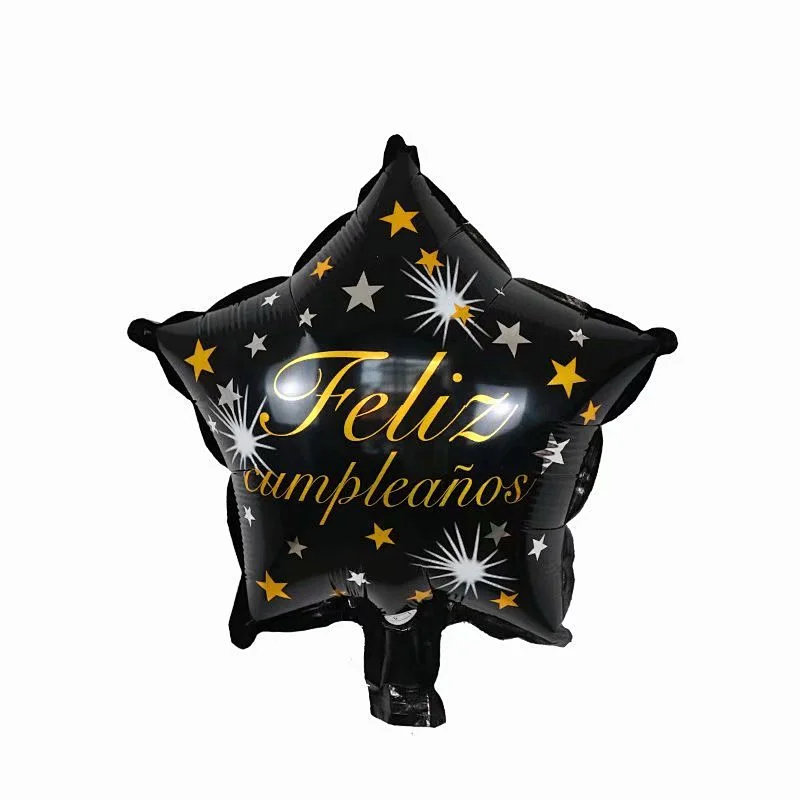 Multi-style 10 inch Spanish Happy Birthday Happy Day Feliz Cumpleanos Feliz Dia Foil Helium Balloons Birthday Party Decorations