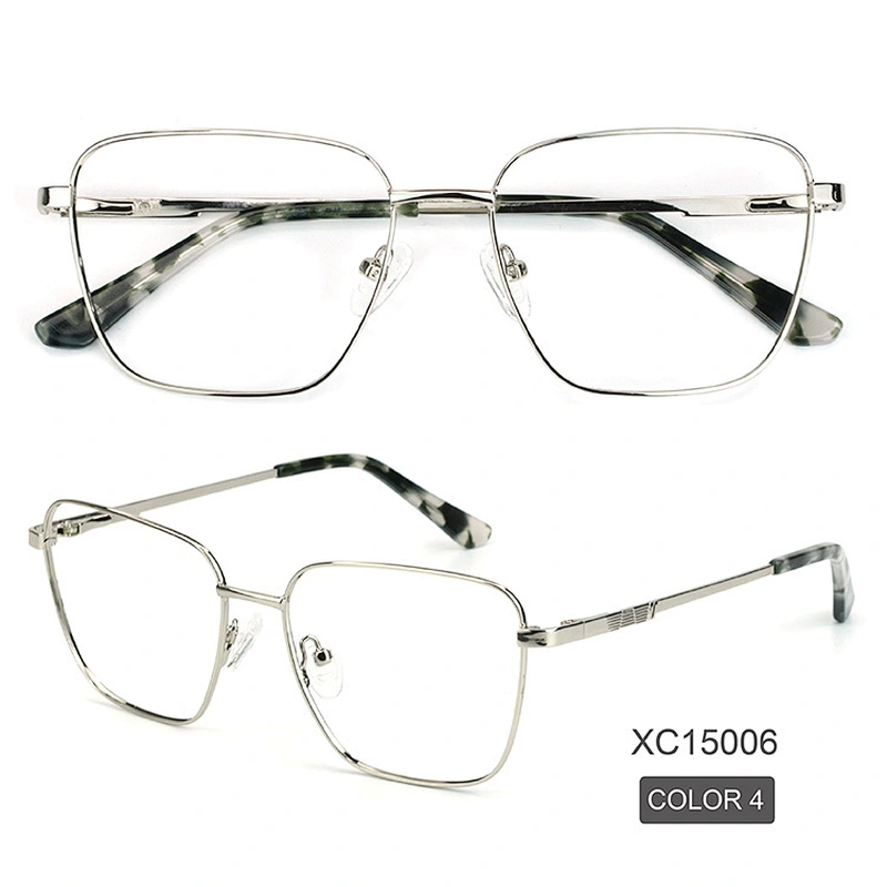 Gaming Glasses Anti Blue Light Blocking Protect Eye Metal Square Frame Bluelight Filter Computer Eyeglasses