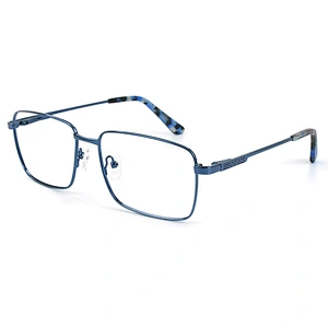 China Manufacturers Design Metal Square Eyeglasses Ready Stock Optical Frames