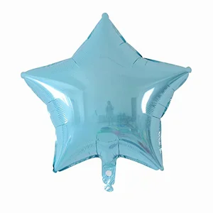 Multiple Color 18 inch Plain Pure Star Shaped Foil Helium Balloons Birthday Party Decorations