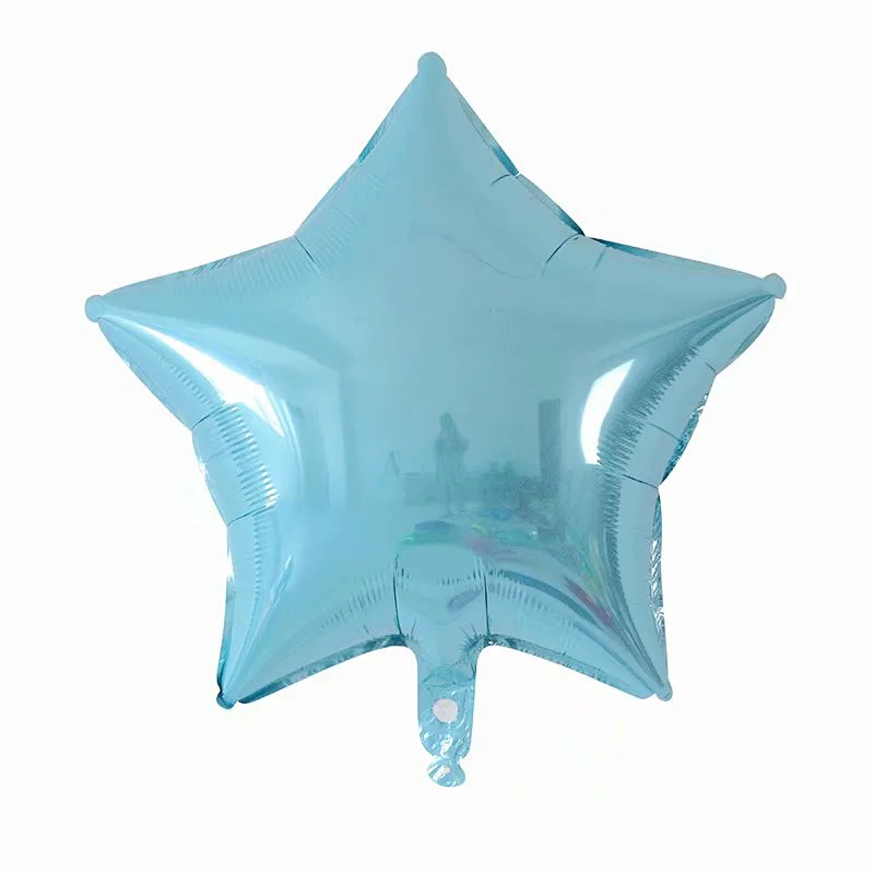 Multiple Color 18 inch Plain Pure Star Shaped Foil Helium Balloons Birthday Party Decorations