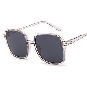 Factory promotion sale men and women new fashion big shades over size dazzling sunglasses
