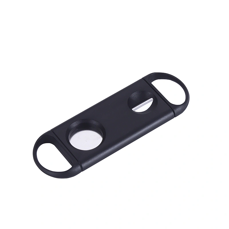 Wholesale Cigar and cigarette accessories plastic punching scissors V-CUT cigar cutter