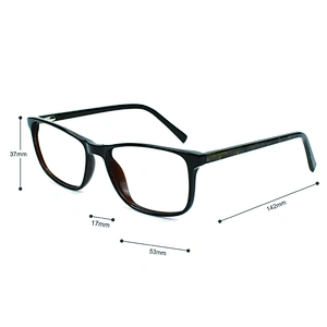 Hot sale fashion optical frame students square shape clear glasses