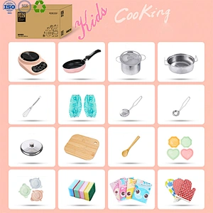Mini KitchenDIY mini kitchen toys real cooking set for kids