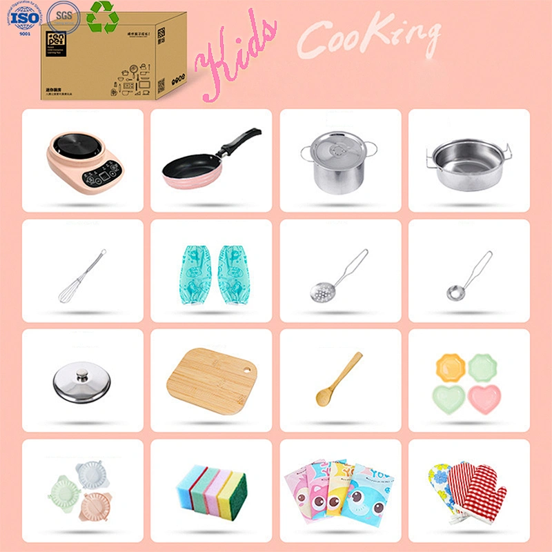 Mini KitchenDIY mini kitchen toys real cooking set for kids