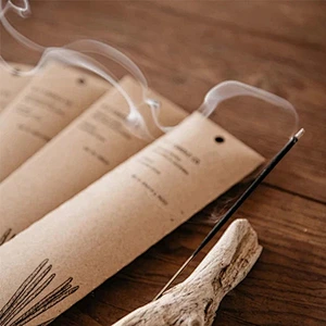 hot-selling custom made envelope style incense packaging paper box