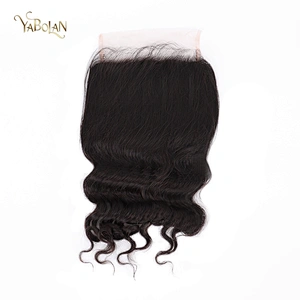 5x5 Transparent Lace Closure Loose Deep Wave